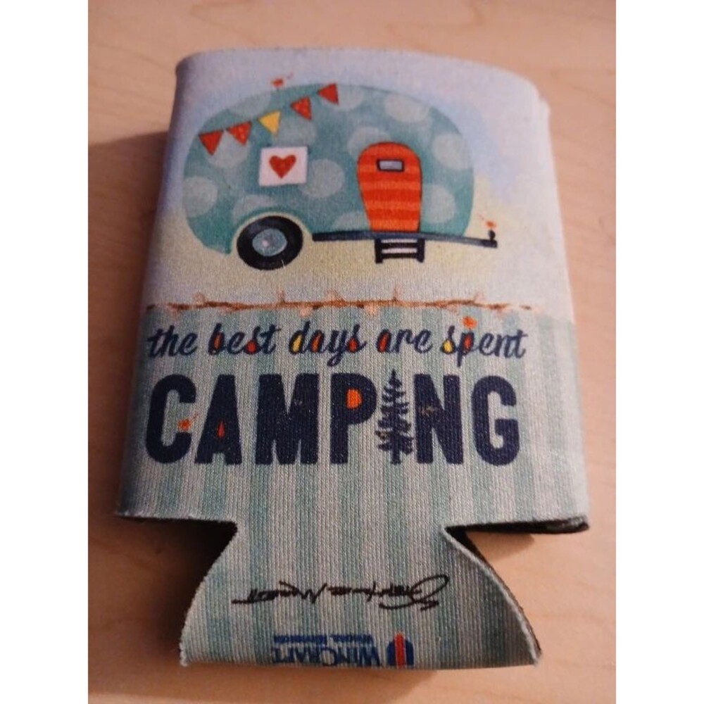 NEW The Best Days Are Spent Camping Drinking Cozy Drink Can Bottle